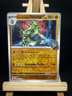 Pokemon TCG: Destined Rivals - Reverse Holo - 096/182 - Team Rocket's Tyranitar - Image 1