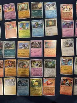 Pokemon TCG Sv:Black Bolt & White Flare Reverse Holo Lot No Duplicates 68 Cards - Image 2