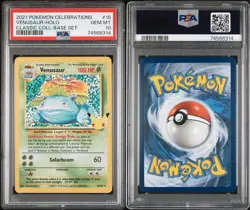 PSA 10 Venusaur 15/102 Pokemon Celebrations Classic Collection Holo Graded Card - Image 2