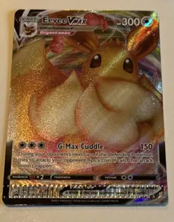 Pokemon: Shining Fates Promo - Eevee VMAX SWSH087 - Crimp Error Card - Image 1