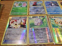 10 POKEMON Holofoil Cards Different GERMAN Series GOOD condition - Image 2