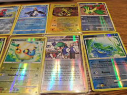 10 POKEMON Holofoil Cards Different GERMAN Series GOOD condition - Image 3