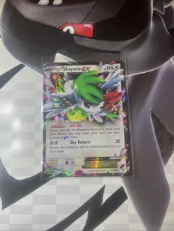 Pokemon TCG Shaymin EX Roaring Skies Ultra Rare Card 77/108 - Image 1
