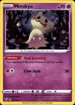 Mimikyu - (Cosmos Holo) Promo Miscellaneous Cards & Products 081/189 NM - Image 1