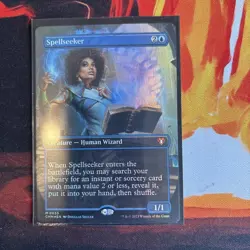 Spellseeker - CMM | MYTHIC RARE Foil | Borderless MtG TCG Card # 0635 - Image 1