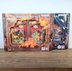 One Piece Card Game - Illustration Box Vol 5 & Vol 6 - Set of 2 Sealed Boxes - Image 1
