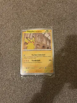 Pokemon x Natural History Museum Pikachu at the Museum Card Sealed - Image 2