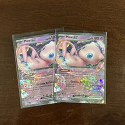 Pokemon TCG Mew EX 151/165 Double Rare Holo Card Scarlet & Violet NM or better - Image 1