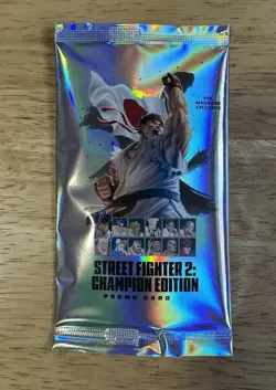 Street Fighter 2: Champion Edition Promo Card Pack PSA Magazine Exclusive Sealed - Image 1