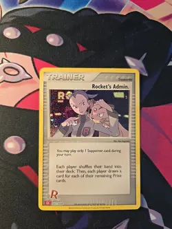 Rocket's Admin. (CLC) 025/034 Trading Card Game Classic Holo - Image 1
