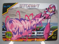 Mega Man X TCG Card Japanese Game Rare Vintage Bandai Made IN JAPAN F/S No.13 - Image 1