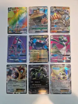 Pokemon EX/VMAX Card Bundle (9) - Salamence Snorlax Tyranitar - PRXY Fan Display - Image 1
