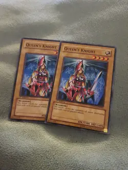 2x YuGiOh TCG Queen's Knight DPYG EN003 Trading Card Game - Image 1