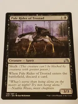 Pale Rider Of Trostad Shadows over Innistrad Mtg Card Mint Condition - Image 1