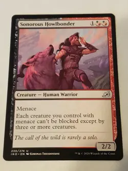 x4 Sonorous Howlbonder x4 Ikoria Lair Of Behemoths Mtg Card Mint Condition - Image 2