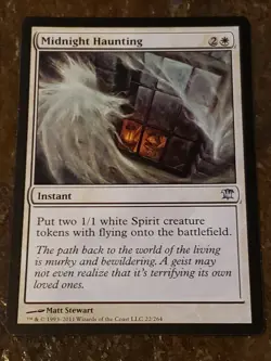 Midnight Haunting Innistrad Mtg Card Mint Condition - Image 1