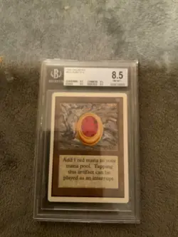 1993 Magic MTG Unlimited Power 9 Mox Ruby - Image 1