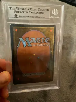 1993 Magic MTG Unlimited Power 9 Mox Ruby - Image 4