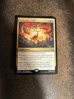 Warleader's Call Murders at Karlov Manor Regular NM-M Unplayed MTG 0242 Magic - Image 1