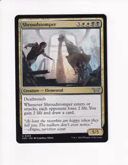 MAGIC THE GATHERING MTG DUSKMOURN SHROUDSTOMPER - Image 1