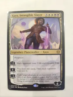 MTG Kaya, Intangible Slayer Planeswalker - Phyrexia AWBO - #205 - Image 1