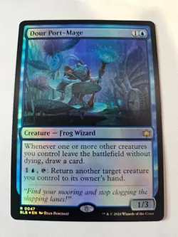 MTG - Dour Port-Mage FOIL - Bloomburrow - Image 1
