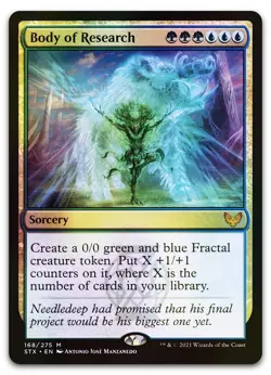 Body of Research #168 (Foil) (NM) Strixhaven STX Magic MTG - Image 1