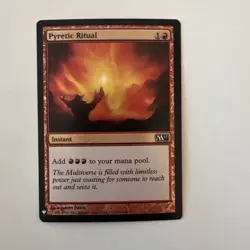 MTG Pyretic Ritual (M11-153/249) Mystery Booster Retail Edition Foils NM FOIL - Image 1