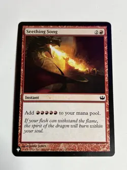 MTG - Seething Song - The List - M/NM - Magic The Gathering - Legacy - Commander - Image 1