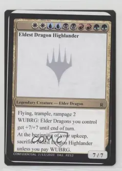 Eldest Dragon Highlander (Magiccon Barcelona 2023) #RZ12 - Image 1