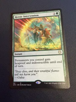 MTG - Heroic Intervention ~ Commander: Adventures in the Forgotten Realms NM - Image 1