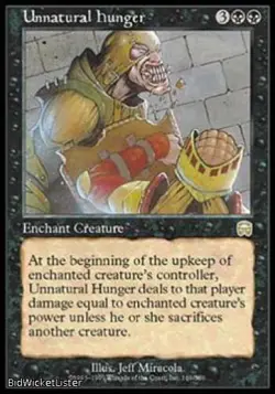 Unnatural Hunger x4 Mercadian Masques MtG NM - Image 1
