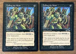 2x Culling The Weak Exodus Magic The Gathering LP/NM Regular Uncommon MTG - Image 1