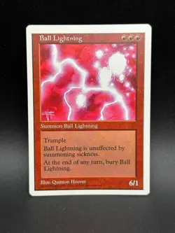 MTG Ball Lightning R Fifth Edition #210 - Image 1