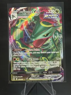Rayquaza VMAX 102/159 Crown Zenith Holo Rare Holo Full Art Pokemon TCG 2023 NM - Image 1