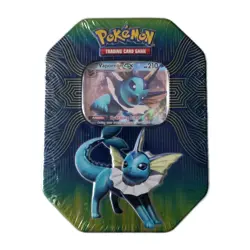 Pokemon TCG Vaporeon GX Elemental Power Tin NEW/SEALED *Slight Tear* - Image 1