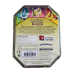 Pokemon TCG Vaporeon GX Elemental Power Tin NEW/SEALED *Slight Tear* - Image 2
