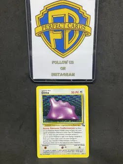 POKEMON FOSSIL UNLIMITED DITTO HOLO 3/62 LP+ ITA - Image 1