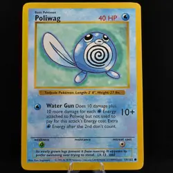 Pokemon TCG - Poliwag 59/102 Base Set Shadowless WOTC 1999 - MP - Image 2