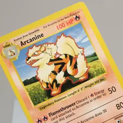 Pokemon TCG - Arcanine 23/102 Base Set Uncommon Shadowless WOTC 1999 - Image 1