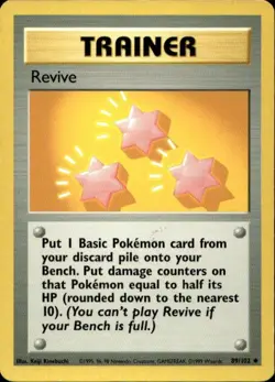 Pokemon Revive Base Set 89/102 Light Play LP+ or Better - Image 1