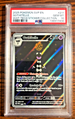 Gothitelle Black Star Promo #211 - PSA GEM MT 10 - SV White Flare - Pokemon TCG - Image 1