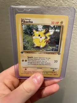 1st Edition Jungle Pikachu 60/64 Pokemon TCG 1999 - Image 1