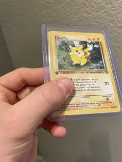 1st Edition Jungle Pikachu 60/64 Pokemon TCG 1999 - Image 3