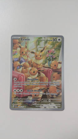 Eevee 188/167 Illustration Rare Pokemon TCG S&V Twilight Masquerade - Image 1