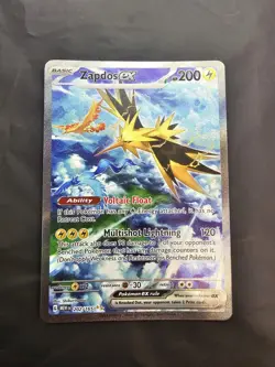 Zapdos ex 202/165 Pokemon Sv: Scarlet & Violet 151 Special Illustration Rare 2 - Image 1