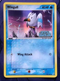 Wingull 70/100 - EX Crystal Guardians - Stamped Holo - 2006 Pokemon TCG - NM LP - Image 1