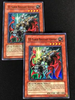 Yugioh XX-Saber Boggart Knight TSHD-EN000 1st Super X2 (MP) - Image 1
