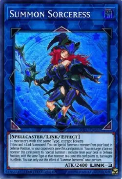 Summon Sorceress - SOFU-ENSE2 - Super Rare Limited Edition Yugioh - Image 1