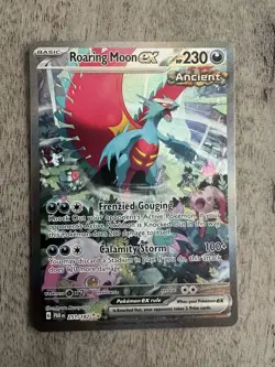 Roaring Moon ex Special Illustration Rare 251/182 Paradox Rift English SIR NM - Image 1
